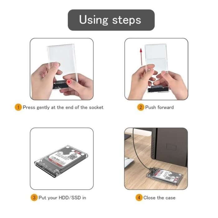 PreSolve | 1TB HDD USB 3.0 SATA 6Gb/s 64MB Cache 2.5-Inch External Hard Drive. - Image 3