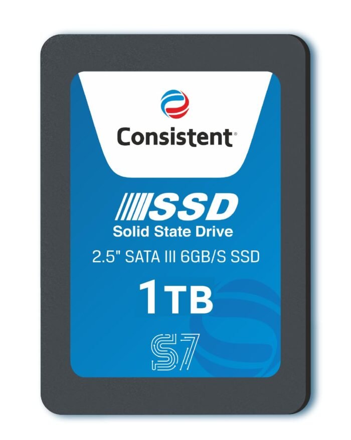 Consistent 2.5 1 TB SSD with SATA III Interface, 6Gb/s,Read/Write Speed Upto - 570/500 MB/s, 5 Years Warranty. - Image 1