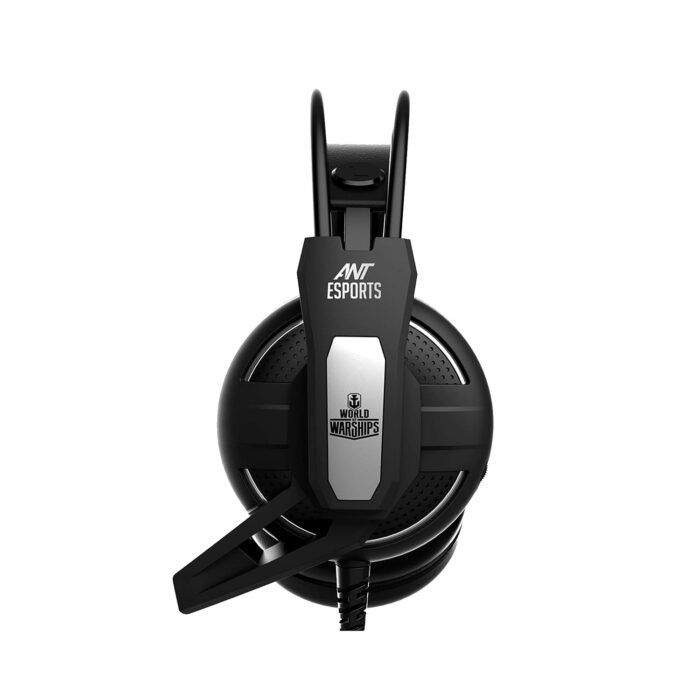Ant Esports H520W Lightweight Gaming Over Ear Wired Headphones with Mic| 3.5MM Jack |50 MM Drivers | Compatible with PC/ PS4 / Xbox One/Nintendo/Mobile (Black) - Image 3