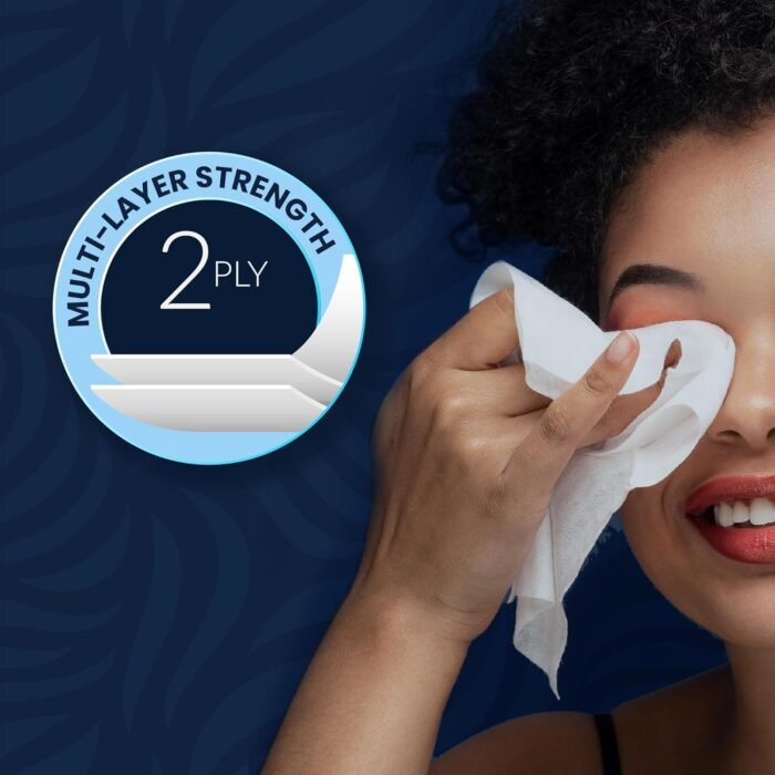 PreSolve| Ultra soft Tissue Paper 2 Ply Soft material hygienic tissues Home Kitchen Cafe & Restaurants Tissue Quick Absorbent Tissue Paper (Premium Quality) 100% Eco- friendly Pack of 2 (200Pcs). - Image 3