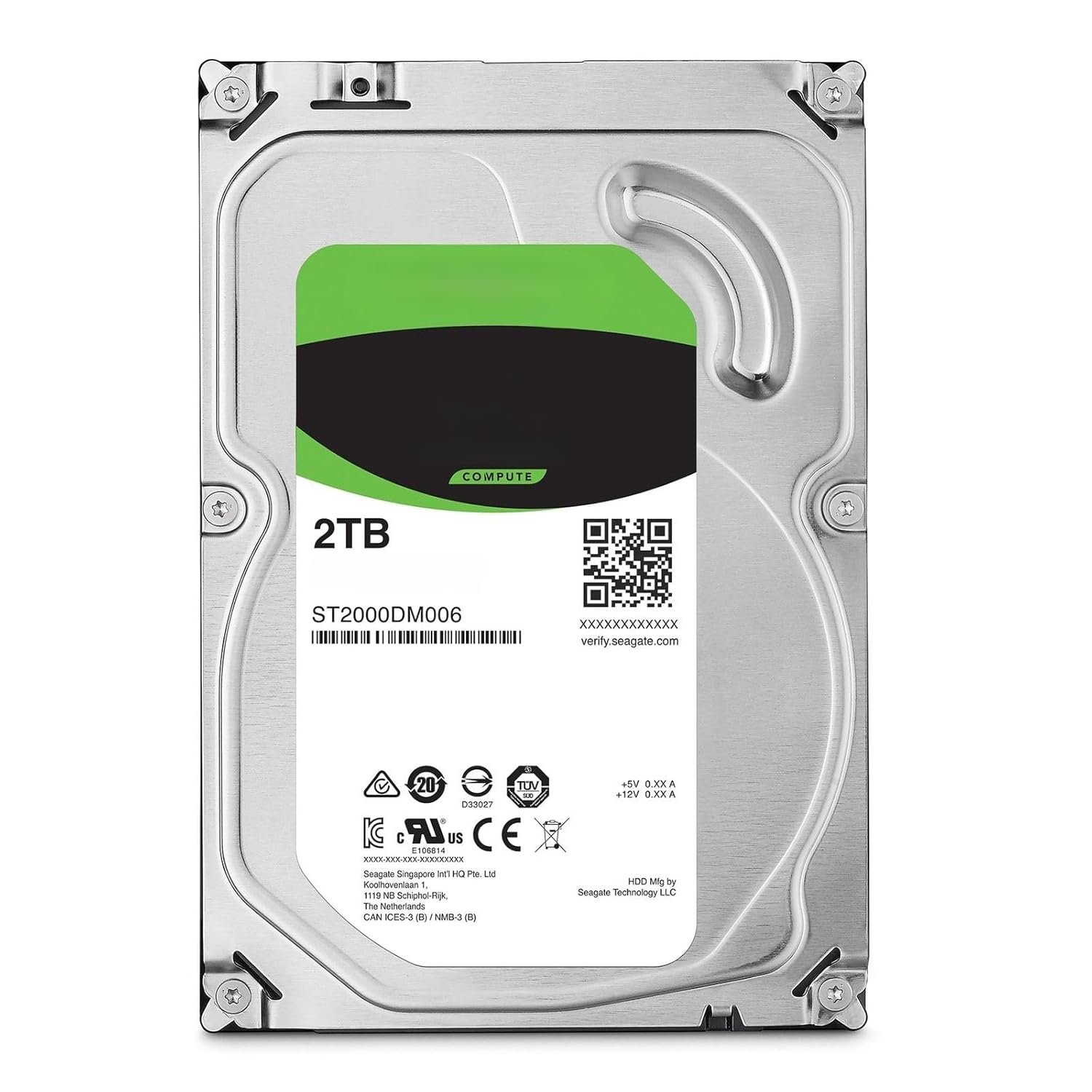 PreSolve| 2TB Surveillance Internal Hard Drive Inch, SATA