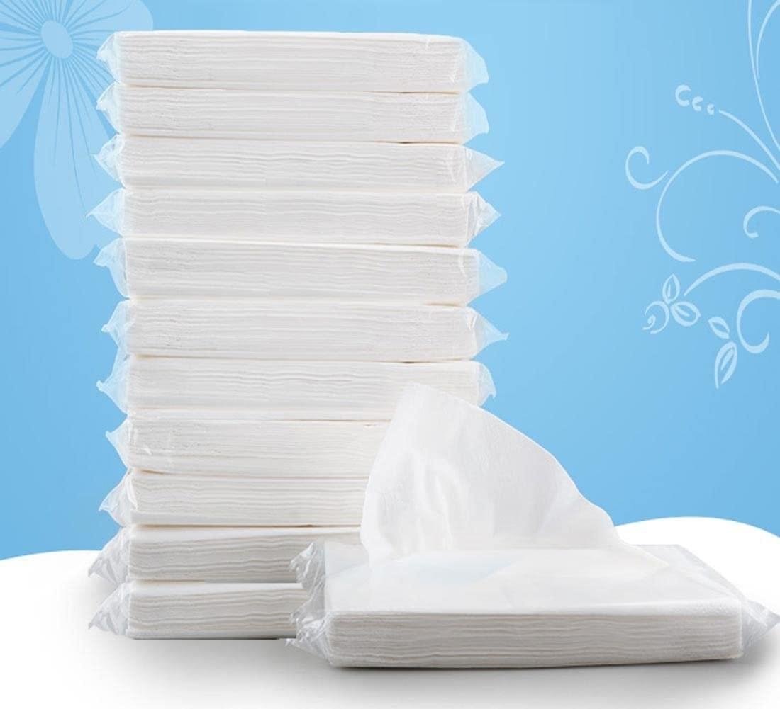 PreSolve| Ultra soft Tissue Paper 2 Ply Soft material hygienic tissues Home Kitchen Cafe & Restaurants Tissue Quick Absorbent Tissue Paper (Premium Quality) 100% Eco- friendly Pack of 2 (200Pcs). - Image 1