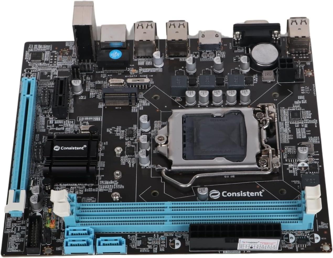 Consistent DDR3 Motherboard CMB H61 with NVME Slot - Image 1