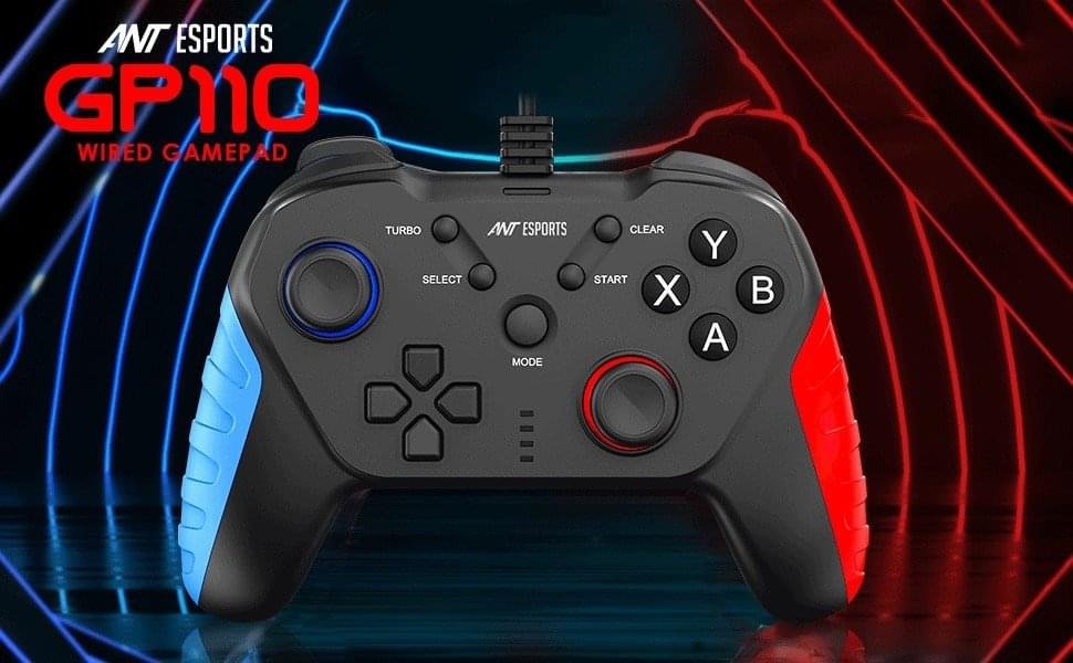 Ant Esports GP110 Wired Gamepad, Compatible for PC & Laptop Computer (Windows 10/8 /7) / PS3 / Android - Image 2