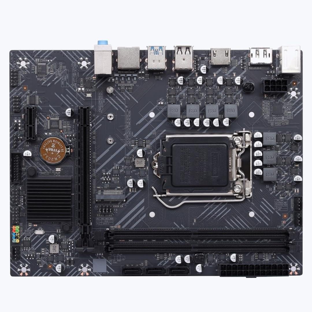 PreSolve| H510 Motherboard Combo/Kit with Processor, DDR4 RAM, WiFi Adapter, NVMe SSD, SATA SSD and Free CPU Fan. (i5-11th, 16GB DDR4 RAM, 512GB NVMe) - Image 1