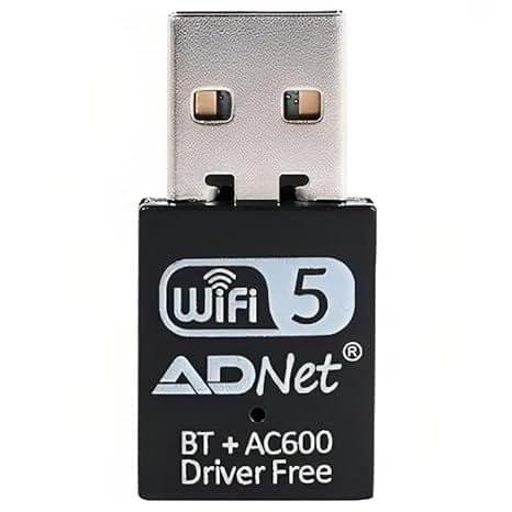 AD Net USB Dual Band WiFi + Bluetooth 5.0 Adapter - Image 1
