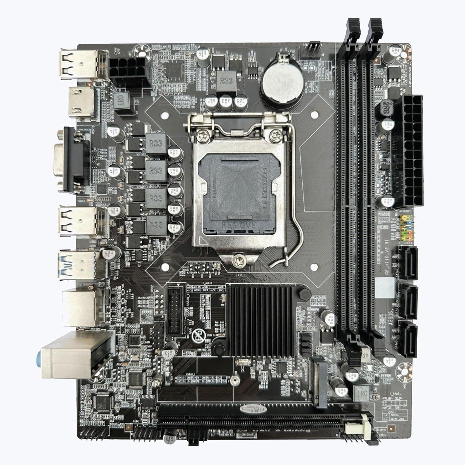 H110 Motherboard Combo/Kit with i5-9400 Processor, 8GB DDR4 RAM, WiFi+Blutooth 5.0 Adapter,256GB NVMe SSD, and Free CPU Fan at Affordable Cost (3 Year Replacement Warranty). - Image 1